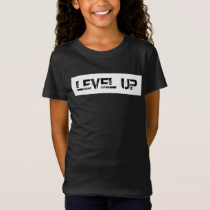 Niveau op Inspirerend/Motivatie Gezegde T-shirt