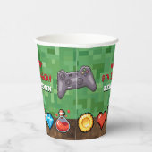 Niveau op startpagina Arcade Game Papieren Bekers (Rechts)