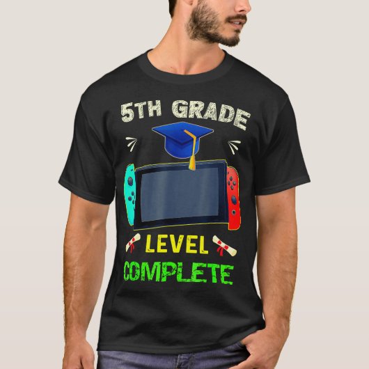 Niveau op vijf graden Complete Afstuderen gamingkl T-shirt (Voorkant)