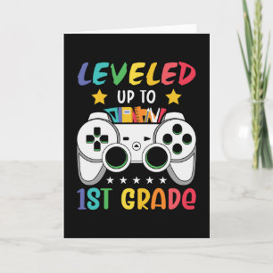 Niveau tot 1e klas terug naar school Video Gamer Kaart
