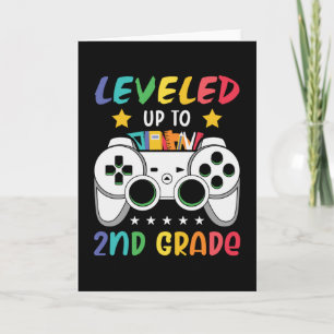 Niveau tot 2e klas terug naar school Video Gamer Kaart