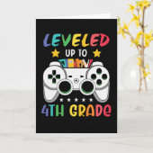 Niveau Tot 4e klas Terug naar School Video Gamer Kaart (Gele Bloem)