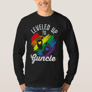 Niveau tot Guncle Rainbow Trots Gay Uncle LGBT T-shirt