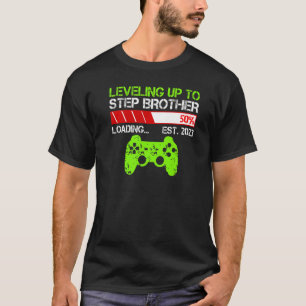 Niveau tot stap Broer EST 2023 Nieuwe broer T-shirt