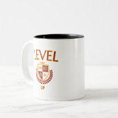Niveau Tweekleurige Koffiemok (Voorkant links)