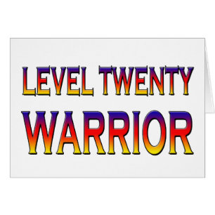 Niveau twintig krijger