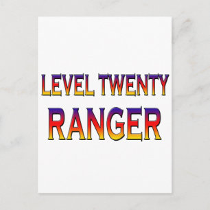 Niveau twintig ranger briefkaart