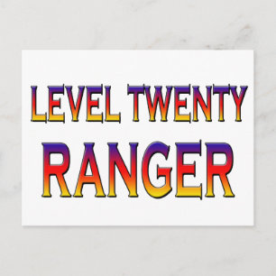 Niveau twintig ranger briefkaart