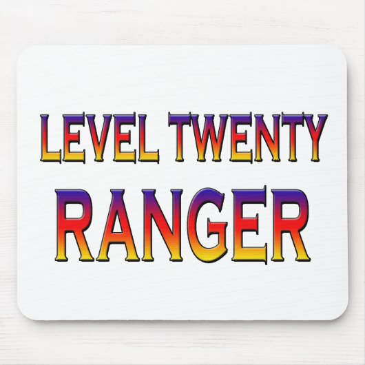 Niveau twintig ranger muismat (Voorkant)