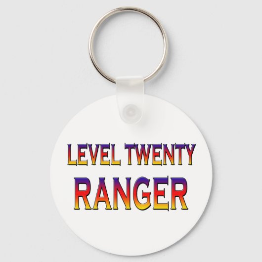 Niveau twintig ranger sleutelhanger (Voorkant)
