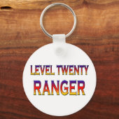 Niveau twintig ranger sleutelhanger (Voorkant)
