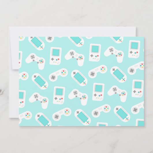 Niveau | Uitnodiging tot Baby shower (Achterkant)