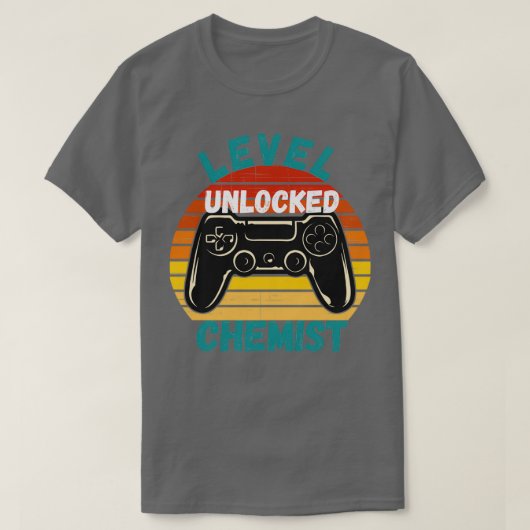 Niveau unlocked Chemist 1 T-shirt (Design voorkant)
