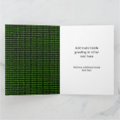 Niveau Up Retro Gaming & Machine Code Any Age Man Kaart (Binnen)