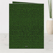 Niveau Up Retro Gaming & Machine Code Any Age Man Kaart (Achterkant)