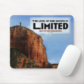 Niveau van de Aangepaste Mousepad van het Succes Muismat (Met muis)