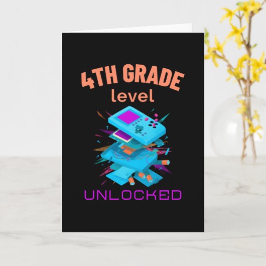 niveau van de vierde graad niet vergrendeld kaart (Gele Bloem)