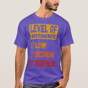 niveau van het geschenk Triathlon Triathlon T-shirt