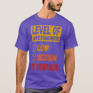 niveau van het geschenk Triathlon Triathlon T-shirt