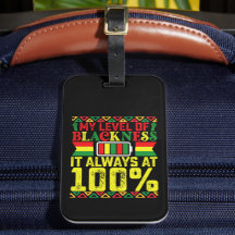 Niveau van zwartheid Juneteenth Black Geschiedenis