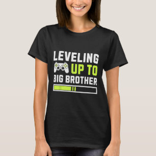 Niveau Verhogen Naar Grote Broer - Grappige Gamer T-shirt