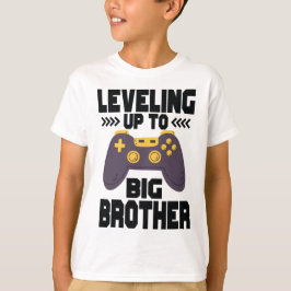 Niveau Verhogen Naar Grote Broer Grappige Gaming T-shirt