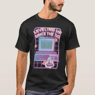 Niveau verhogen sinds de jaren 70 Retro Arcade Kun T-shirt