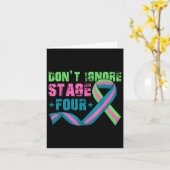 Niveau Vier gemetastaseerde borstkanker negeren Kaart (Gele Bloem)