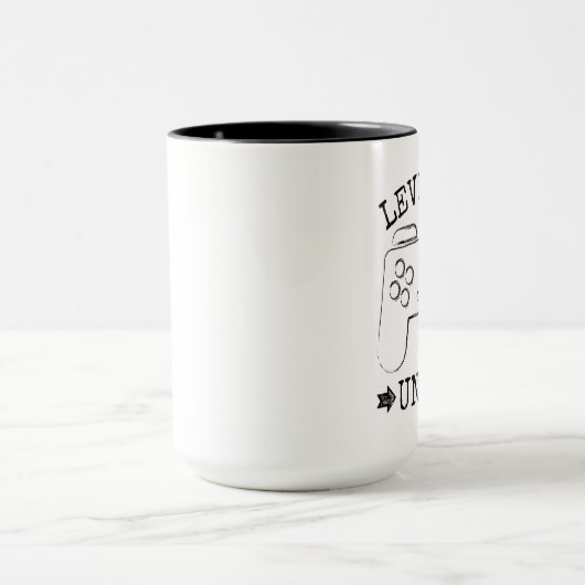 Niveaus tot oom eerste vaderdag mok (Midden)