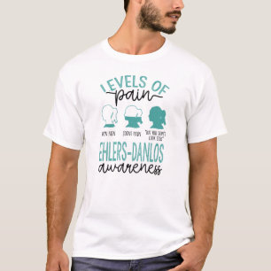 Niveaus van pijn Ehlers-Danlos-bewustzijn T-shirt
