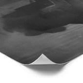 Niveaus zwart-wit Capten met Pistool Poster (Hoek)