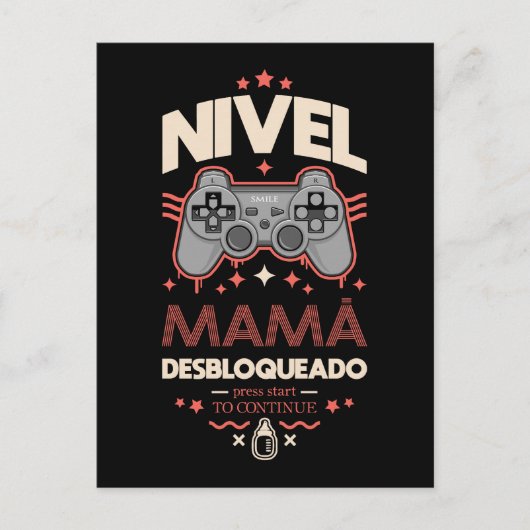 Nivel mama desbloqueado briefkaart (Voorkant)