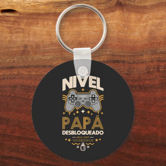 Nivel papa desbloqueado sleutelhanger (Voorkant)