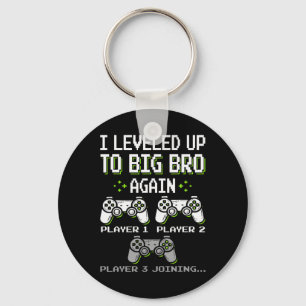 Nivelleren naar Big Bro Opnieuw Brother Gamer Funn Sleutelhanger