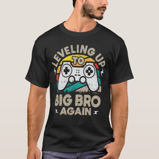 Nivelleren tot Big Bro Opnieuw  Gamer Big Bro T-shirt (Voorkant)