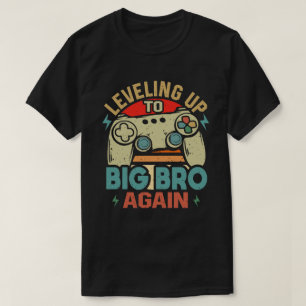 Nivelleren tot Big Bro Opnieuw  Gamer Big Bro T-shirt