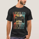 Nivelleren tot Big Brother 2024 Videogame gepromoo T-shirt<br><div class="desc">Grappig Gezegde Video Games Game Big Brother Gifts Van Zuster Shirten Matching Gift Verjaardagscadeau Funny Best Ever Ideas Quotes Family Game Controller Gaming Gamer Meisje Great Gift Game Player Loves To Play Game Game Gezegde Game Lover Nieuw 2024 T-shirt T-Shirts Kleding Outfits Kleding Kostuum Geweldig Gezegde Voor Mannen Vrouwen Meisjes...</div>