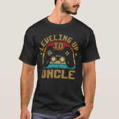 Nivelleren tot Uncle Gamer Gaming Future Uncle T-shirt (Voorkant)