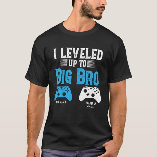 Nivellering naar Big Brother Design-videogame T-shirt (Voorkant)