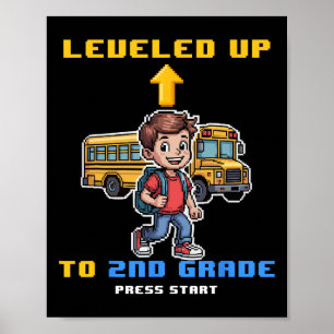 Nivellering omhoog 2e klas CK naar school Funny Ga Poster