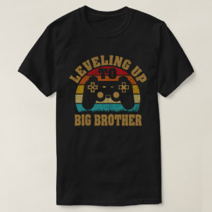 Nivellering tot gamer zwangerschapsaankondiging t-shirt