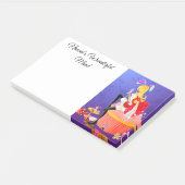 Nivens McTwisp over cupcake Wonderland Post-it® Notes (Schuin)