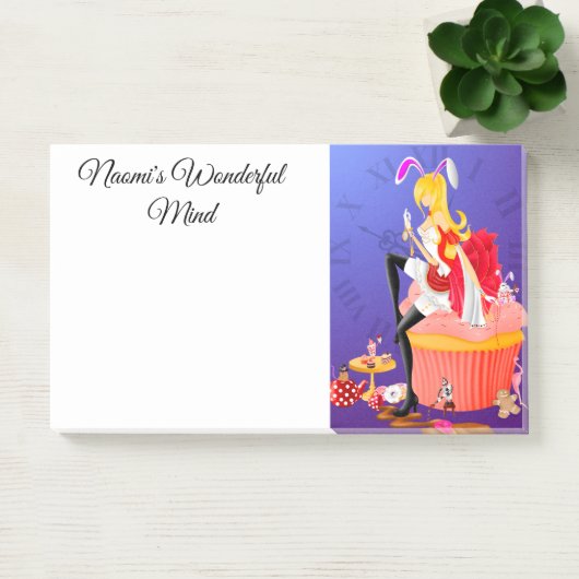 Nivens McTwisp over cupcake Wonderland Post-it® Notes (Kantoor)