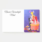 Nivens McTwisp over cupcake Wonderland Post-it® Notes (Voorkant)