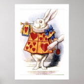 Nivens McTwisp the Rabbit Alice in Wonderland Poster (Voorkant)