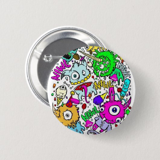 NIWL-knop Ronde Button 5,7 Cm (Voorkant /achterkant)