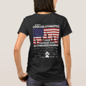 Niwot Gymnastics 2018 SS Lady's T-shirt (Achterkant)