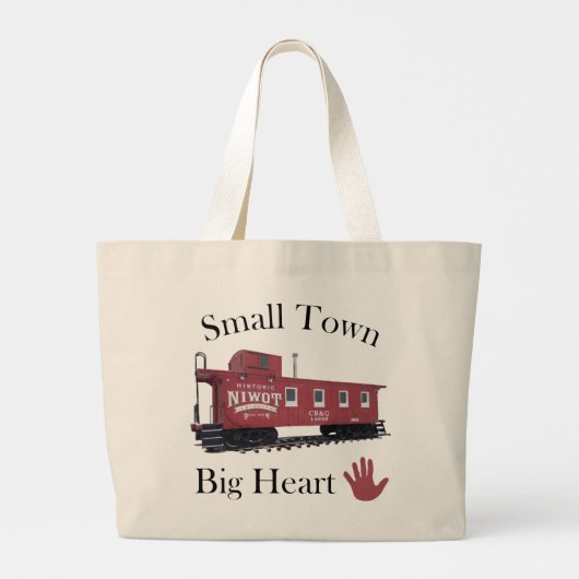 Niwot Small Town Big Heart Jumbo Tas (Achterkant)