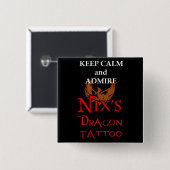 Nix Keep Calm Button (Voorkant /achterkant)