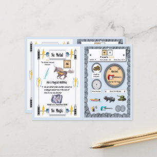 Nix - Nickel Horn Unicorn Game Kaart